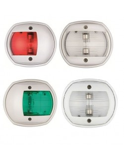 Luci di via Compact 12 in plastica bianca, 80 mm